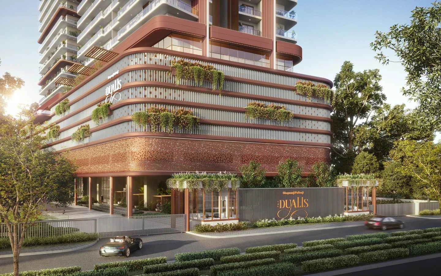 podium view of the dualis new launch by Shapoorji Pallonji