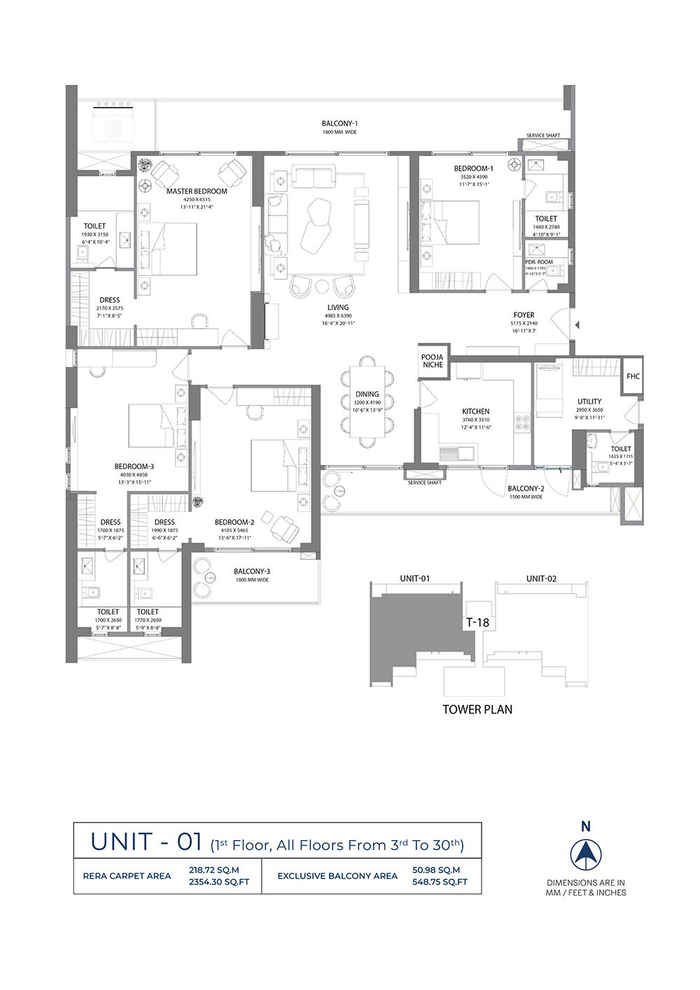 4 BHK Plan