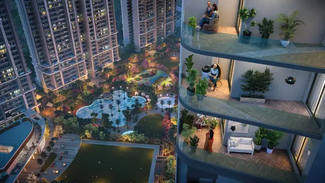 smartworld one dxp balcony area