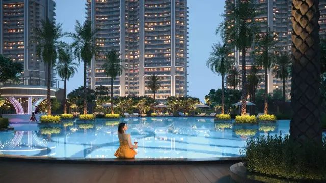 smartworld one dxp swimming pool view