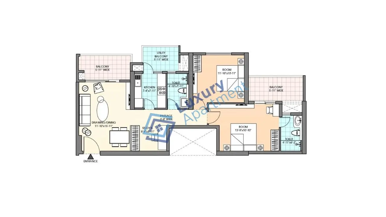 2BHK Plan