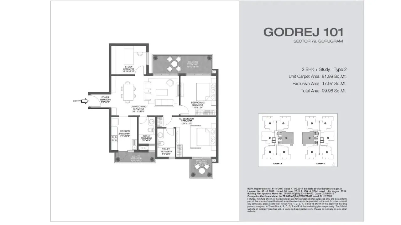 2 BHK Plan