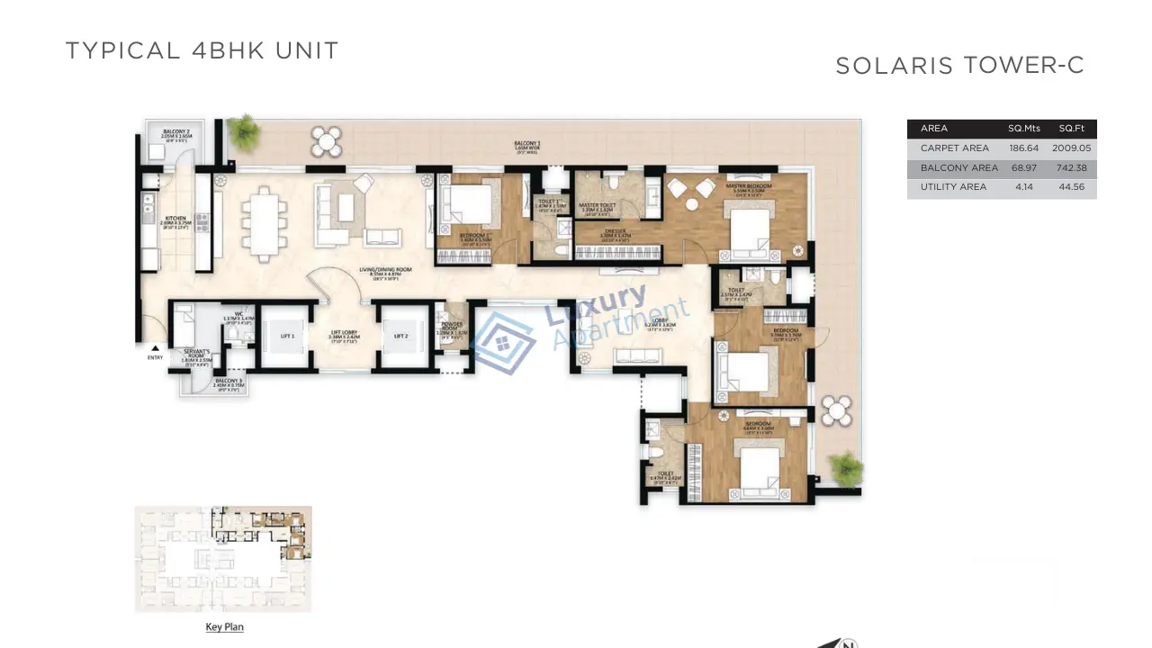 4 BHK Plan