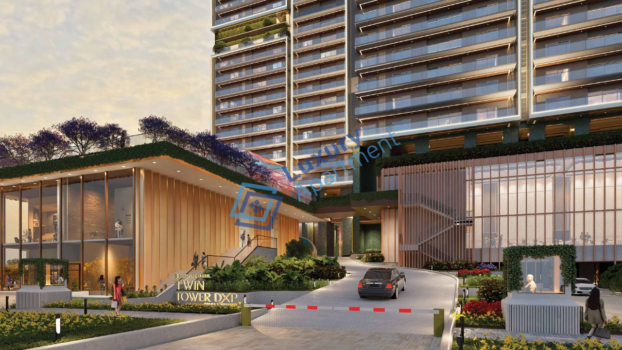 Signature Twin Tower DXP entrance gate