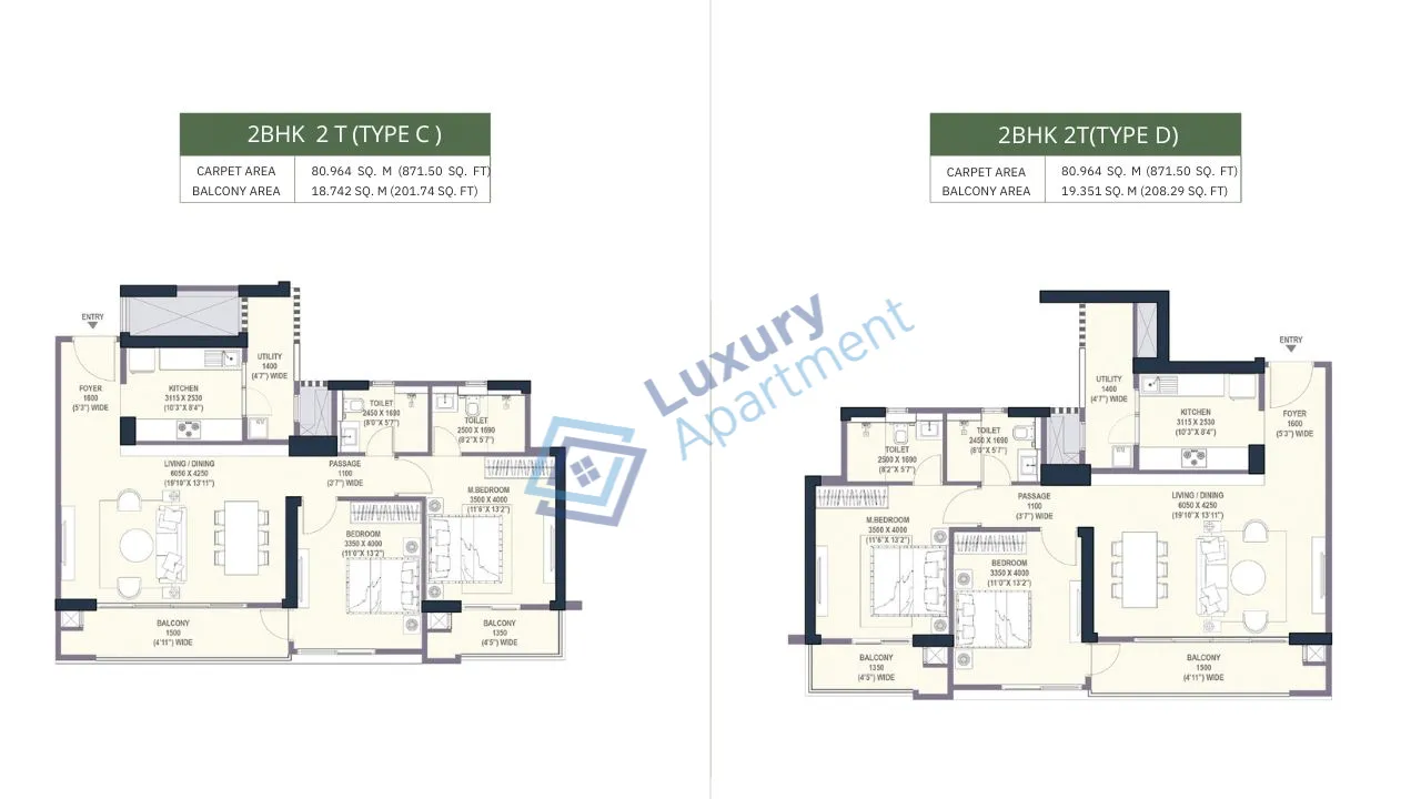 2 BHK Plan