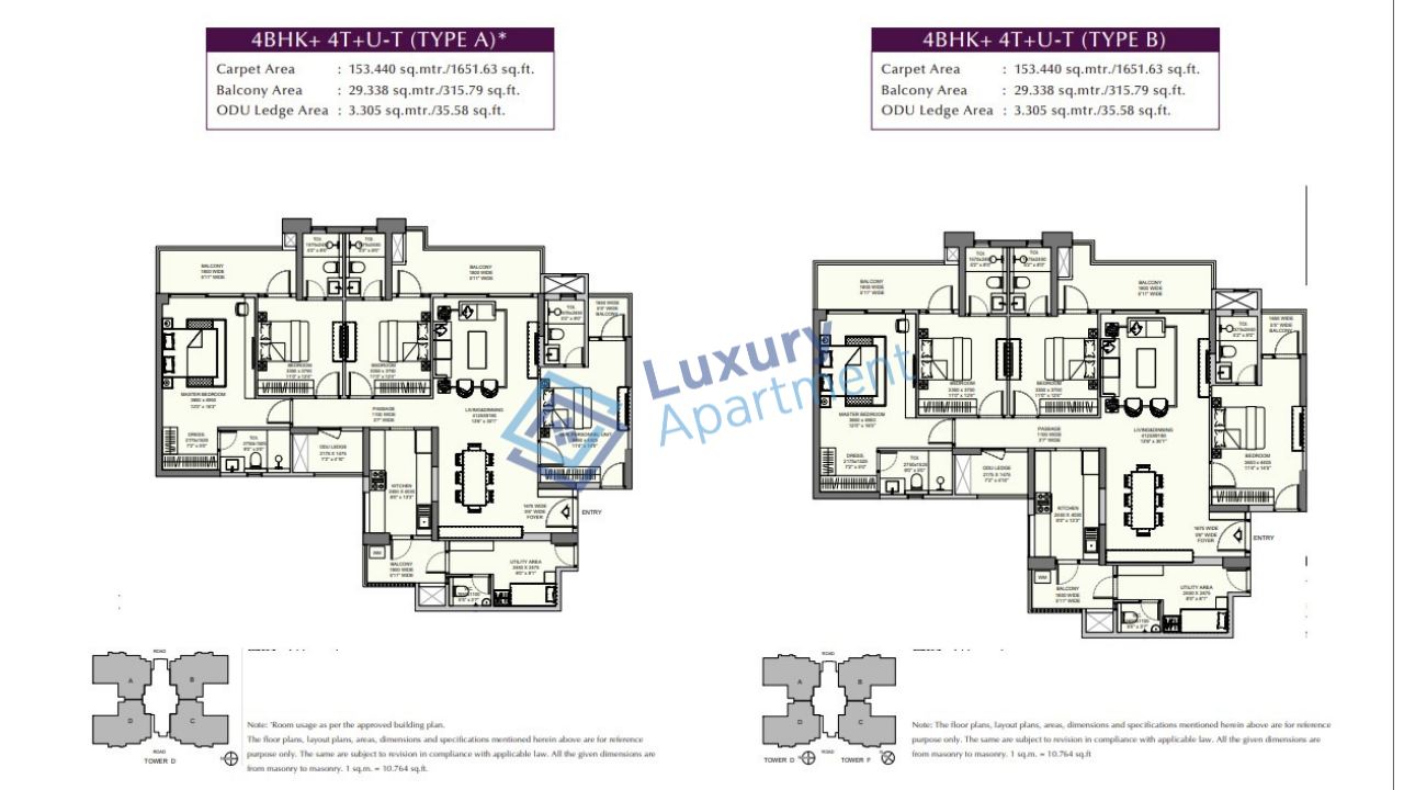 4 BHK Plan