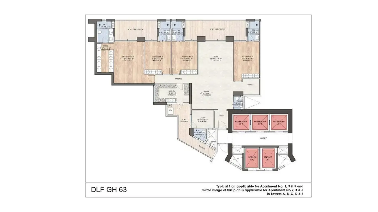4BHK  Plan