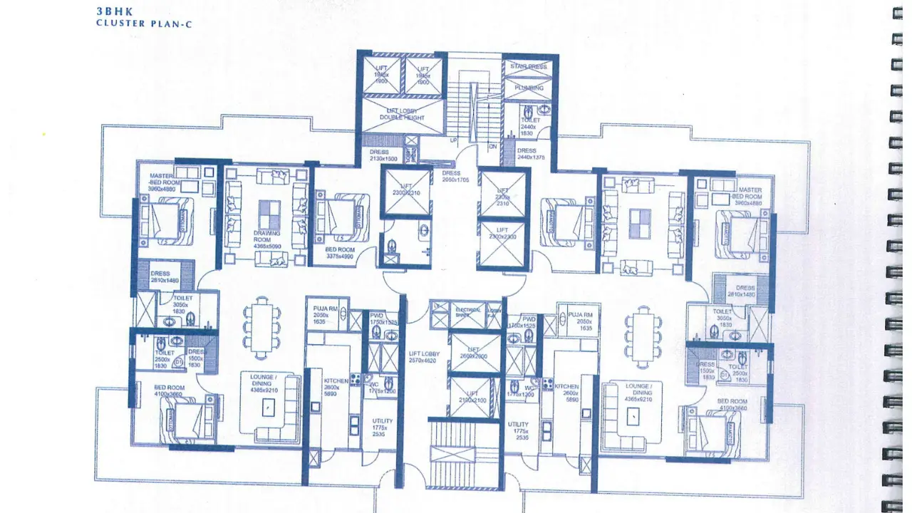 3 BHK Plan