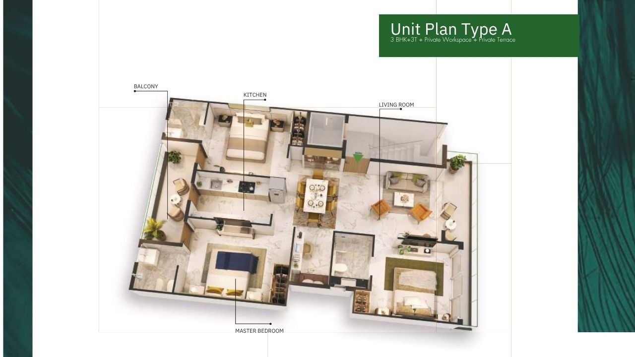 3 BHK  Plan