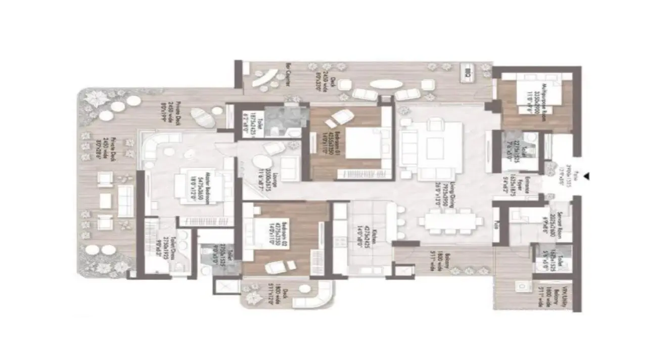 4 BHK Plan