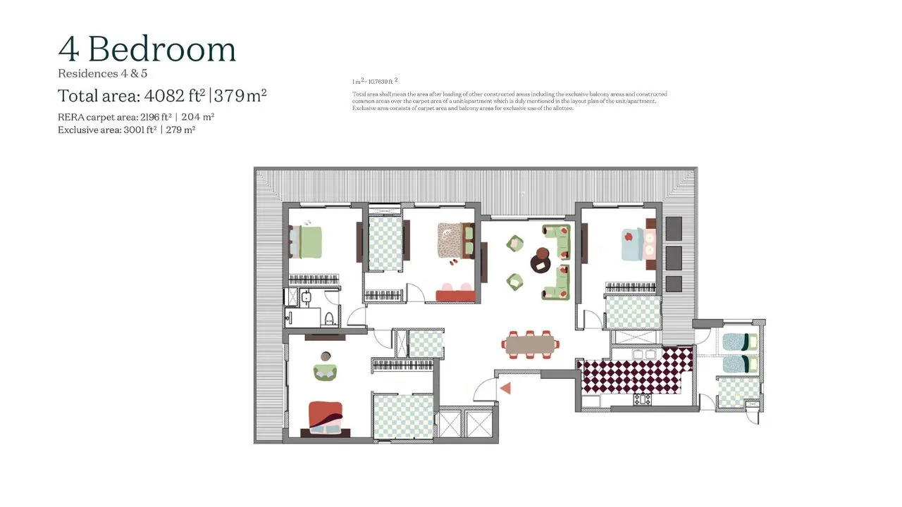 4 BHK Plan