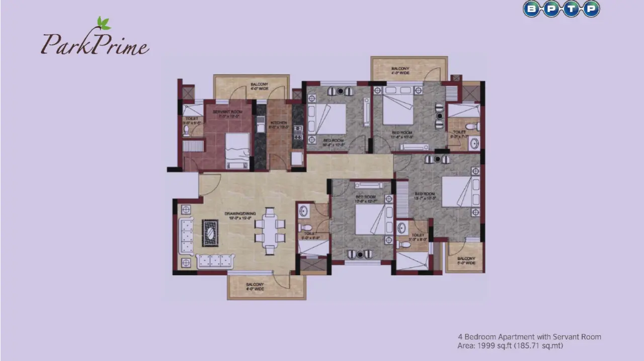 4 BHK Plan